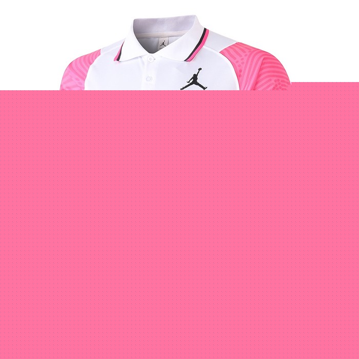 Maglia Polo Paris Saint-Germain 2020/2021 Bianco e Rosa